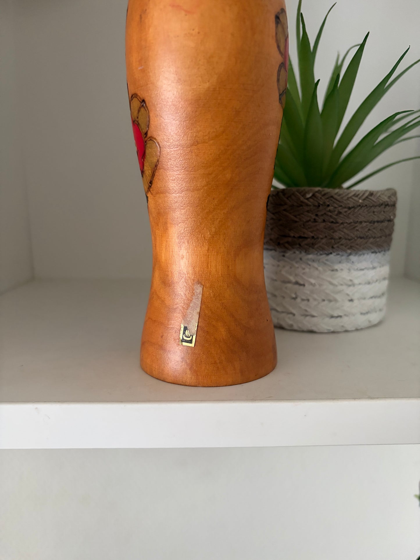 Vintage Gumma Kokeshi By Kazuo Takamizawa (1927-)
