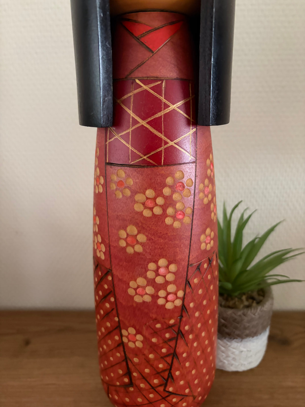 Vintage XL Gumma Kokeshi made by Kazuo Takamizawa (1927-)