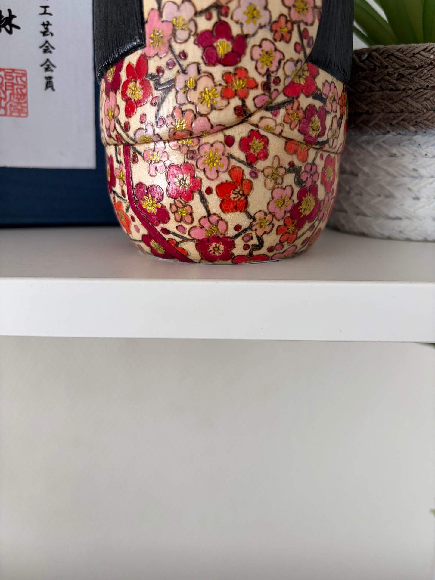One off a kind Sosaku kokeshi by Megumi Nozawa