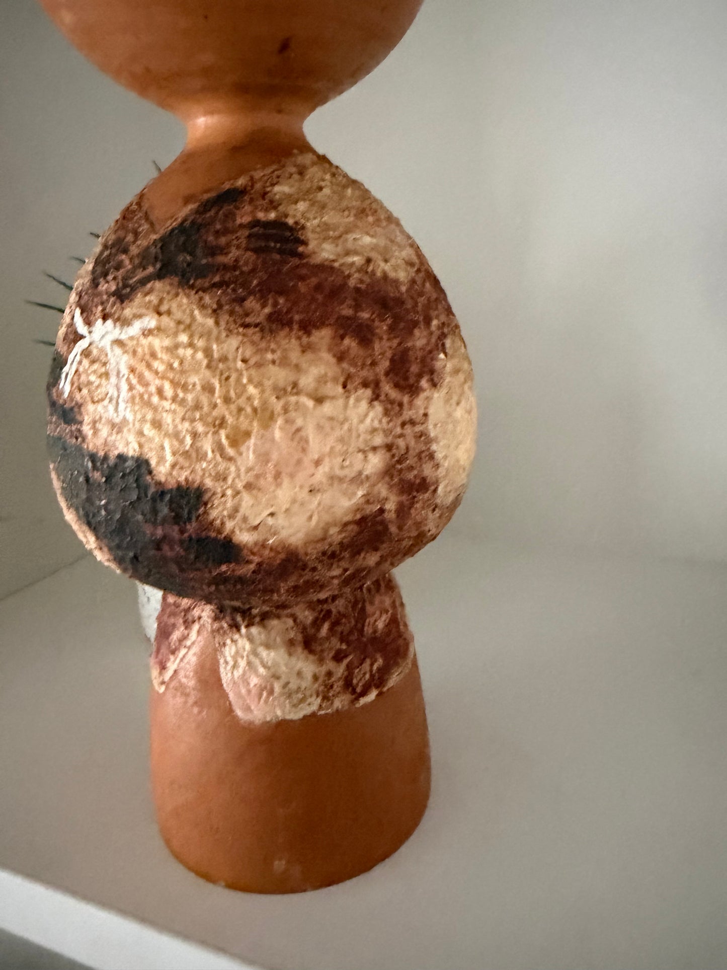 Rare vintage Sosaku kokeshi by Masao Watanabe (1917-2007)