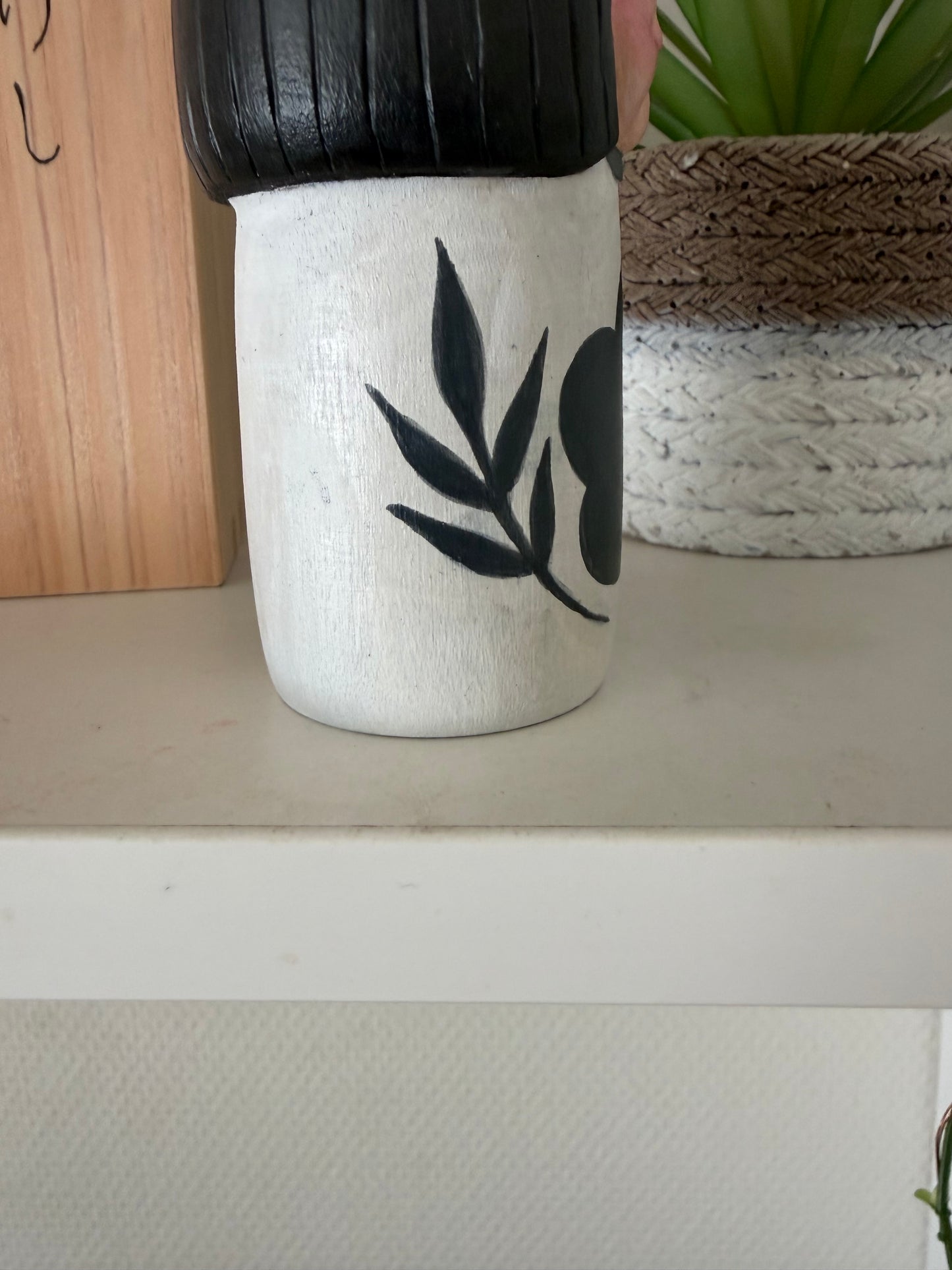 Exclusive one off a kind kokeshi by Nagisa Hirano!