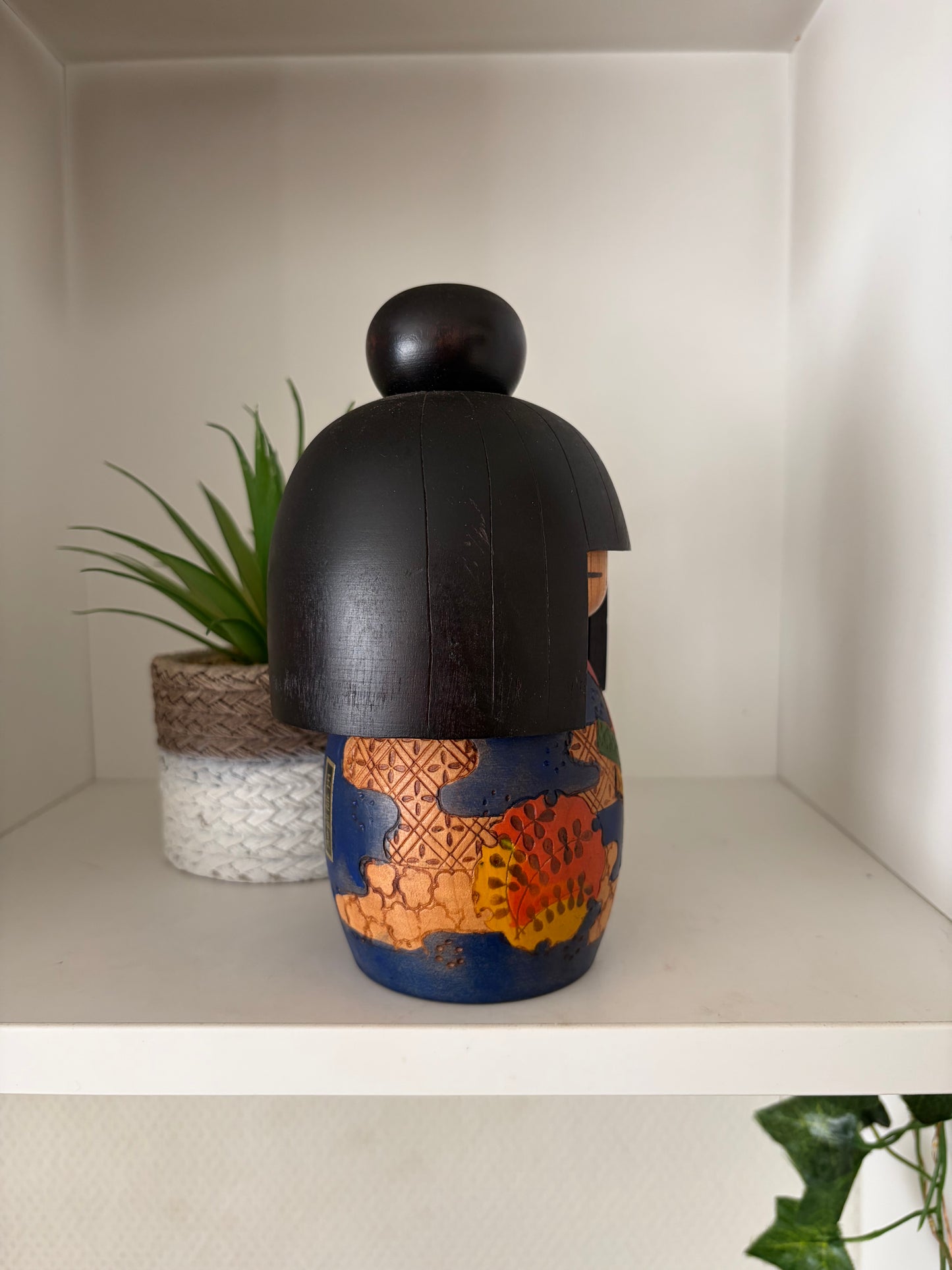 Vintage Gumma kokeshi by Kazuo Takamizawa (1927-)