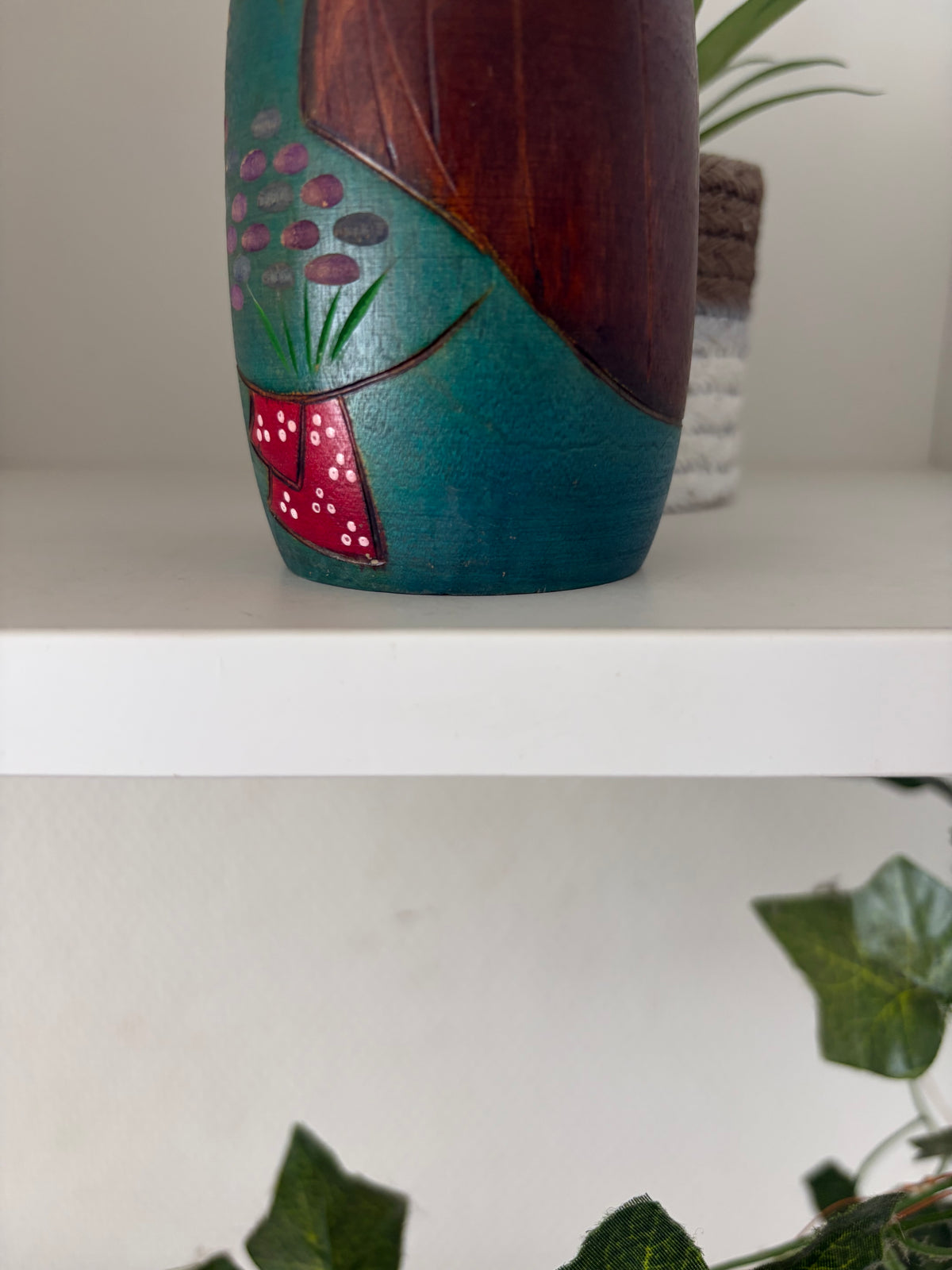 Vintage Gumma kokeshi by Kunio Miyagawa (1933-)