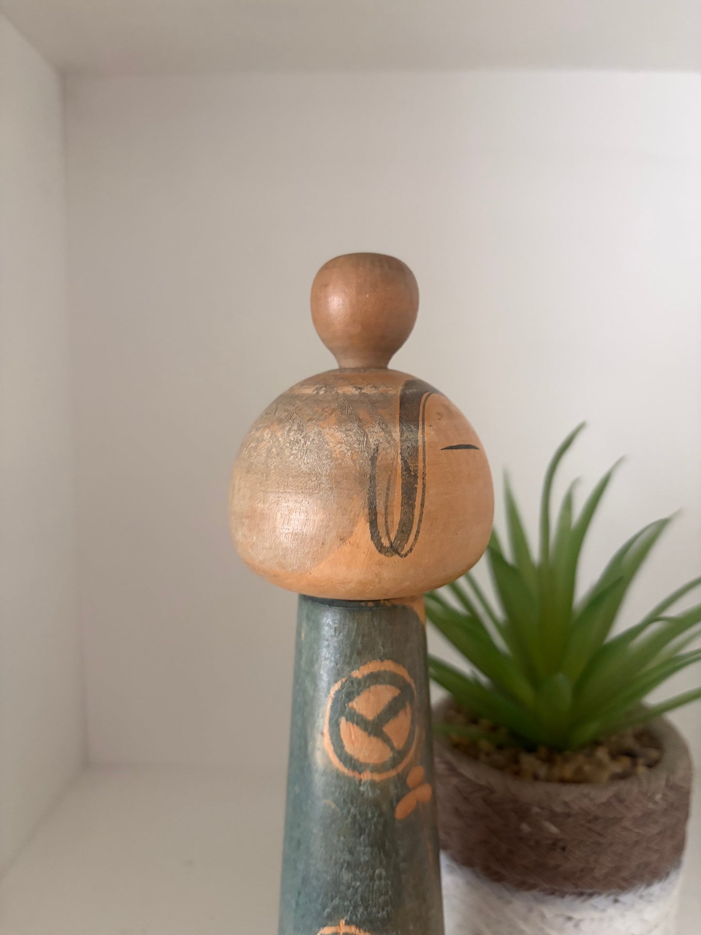 Vintage creative kokeshi by Issetsu Kuribayashi (1924-2011)