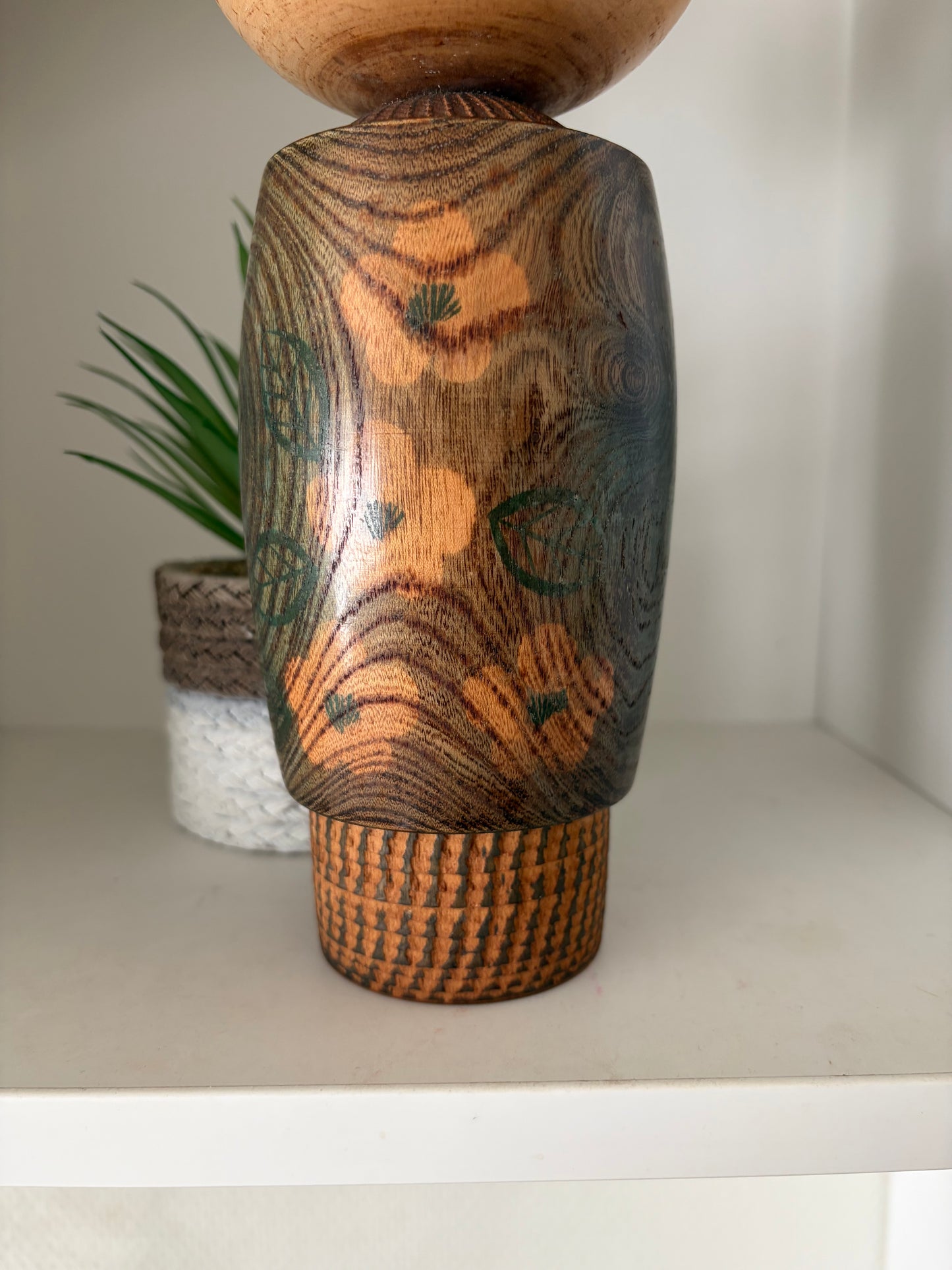 Vintage creative kokeshi by Tamura Noboru