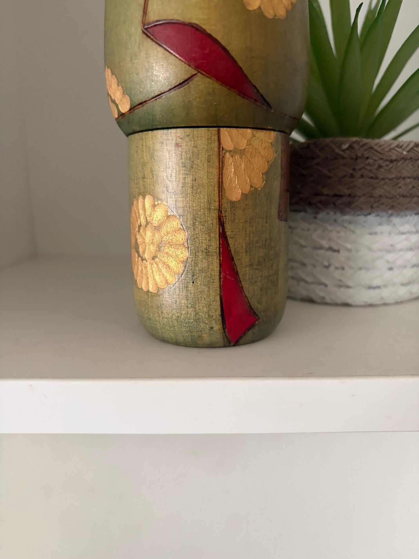 Vintage Gumma Kokeshi By Kazuo Takamizawa (1927-)