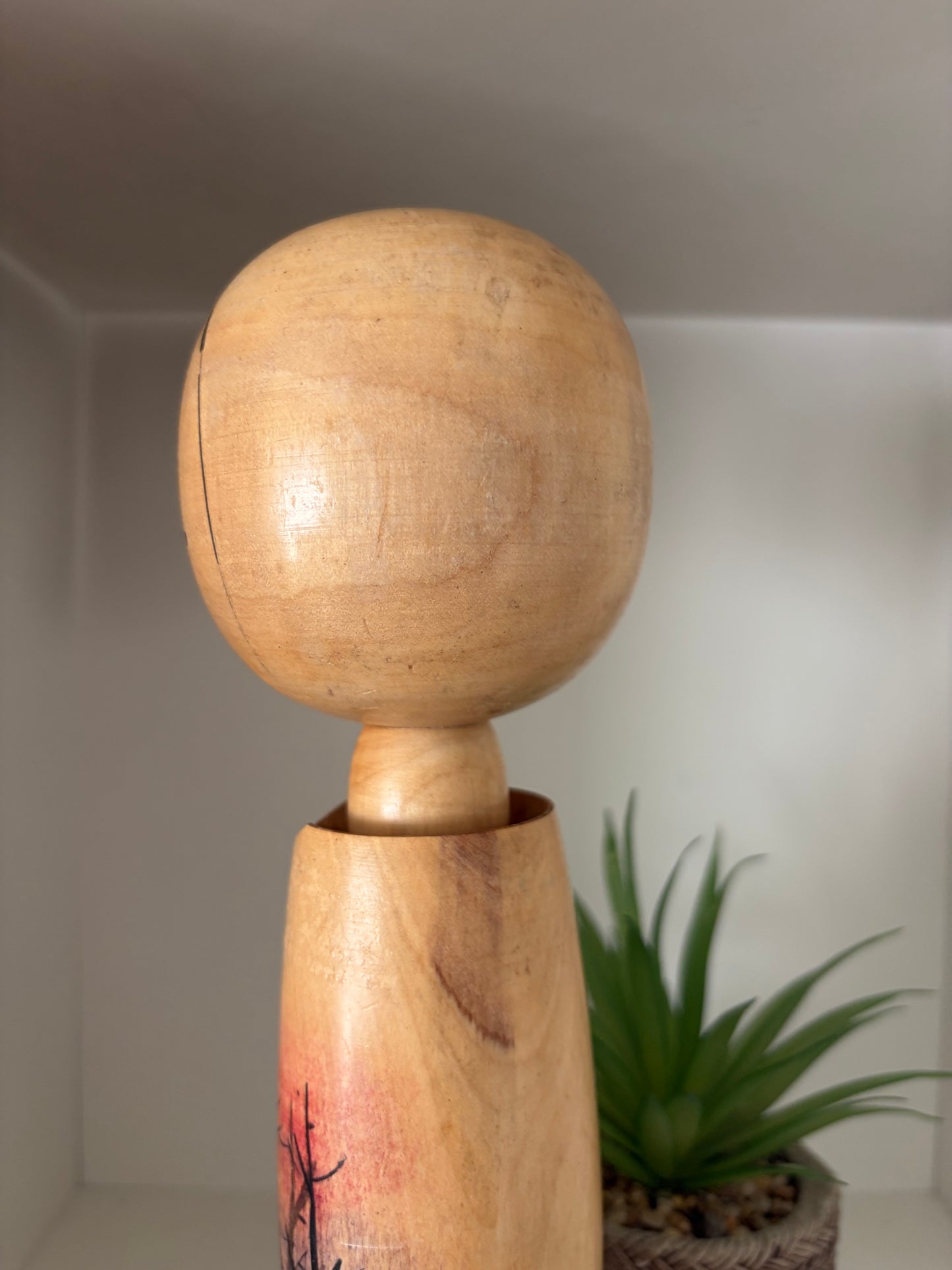 Vintage Sosaku kokeshi by Yajima Suiho (1915-)