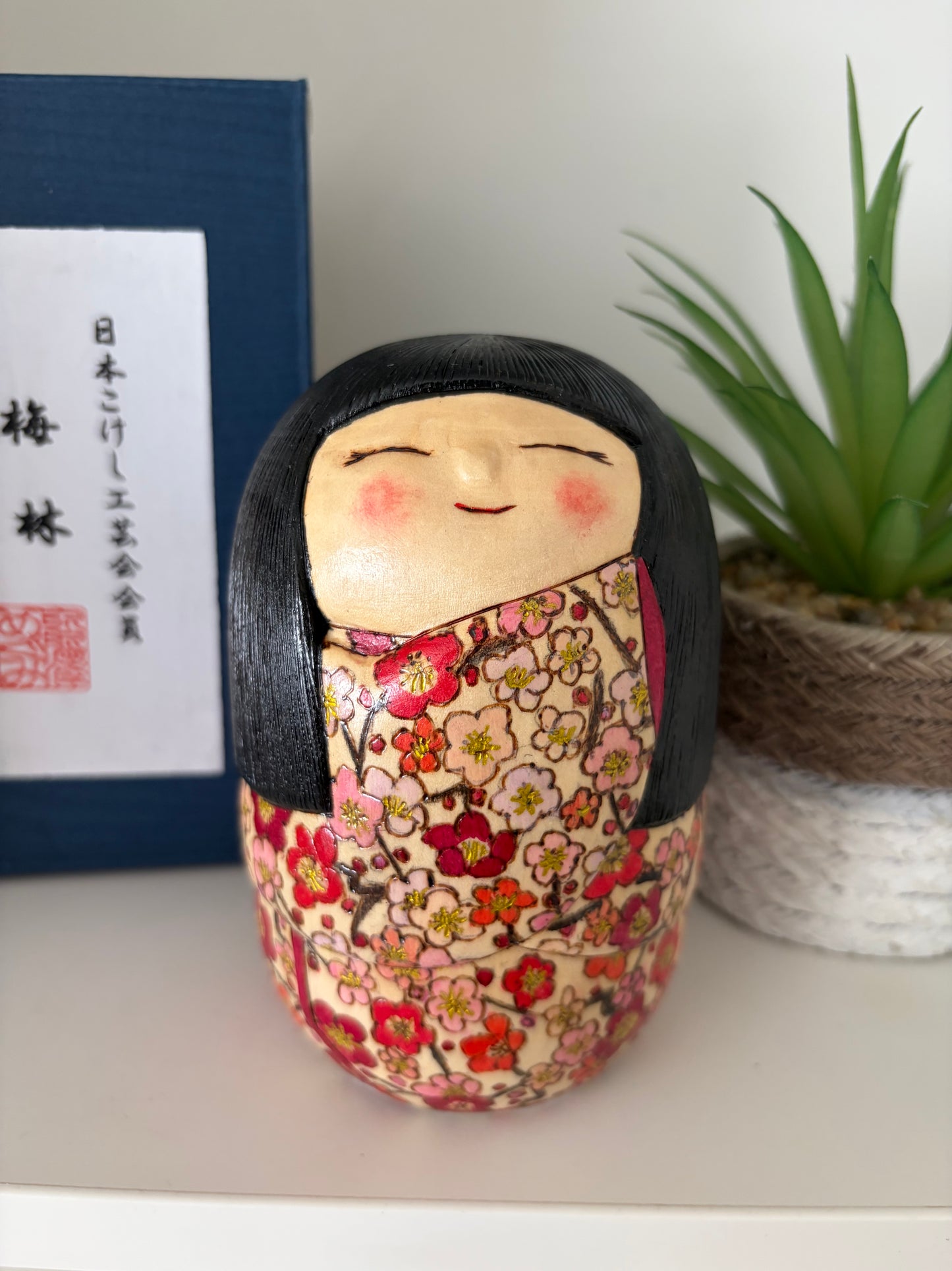 One off a kind Sosaku kokeshi by Megumi Nozawa