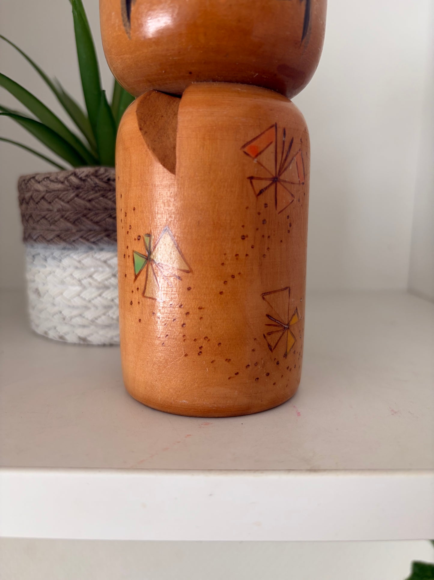 Rare Vintage Sosaku kokeshi by Yuji Kawase (1938-)