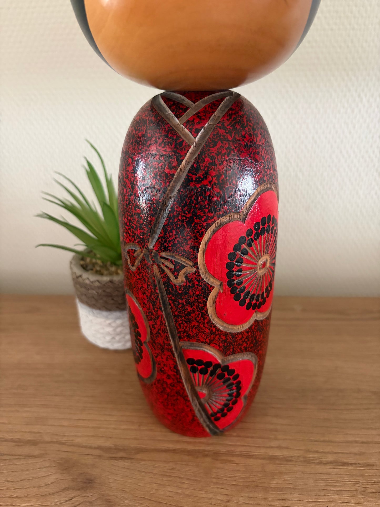 Rare vintage Sosaku kokeshi by Sato Kouson