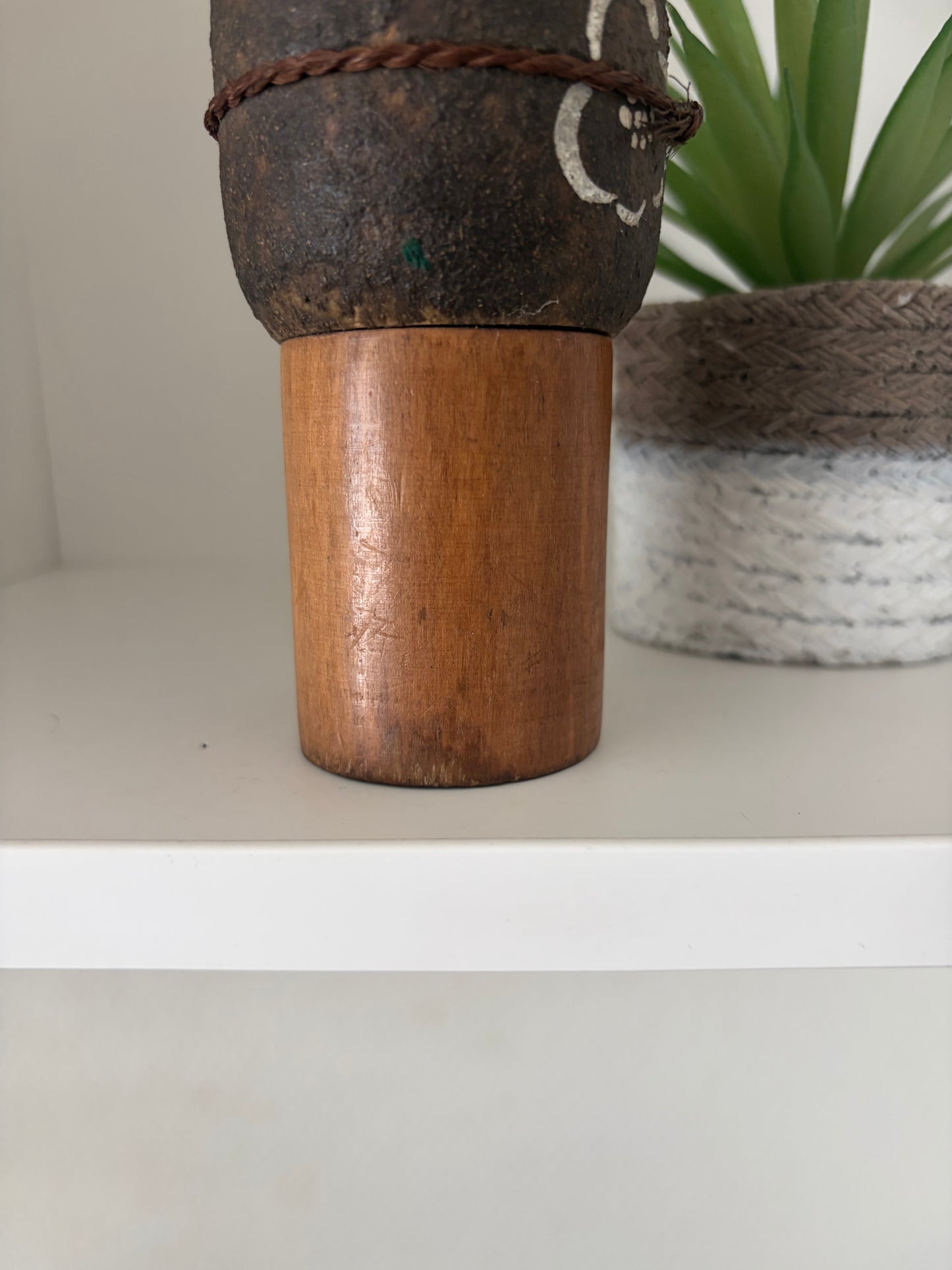 Vintage Sosaku kokeshi by Kiyohara Takao