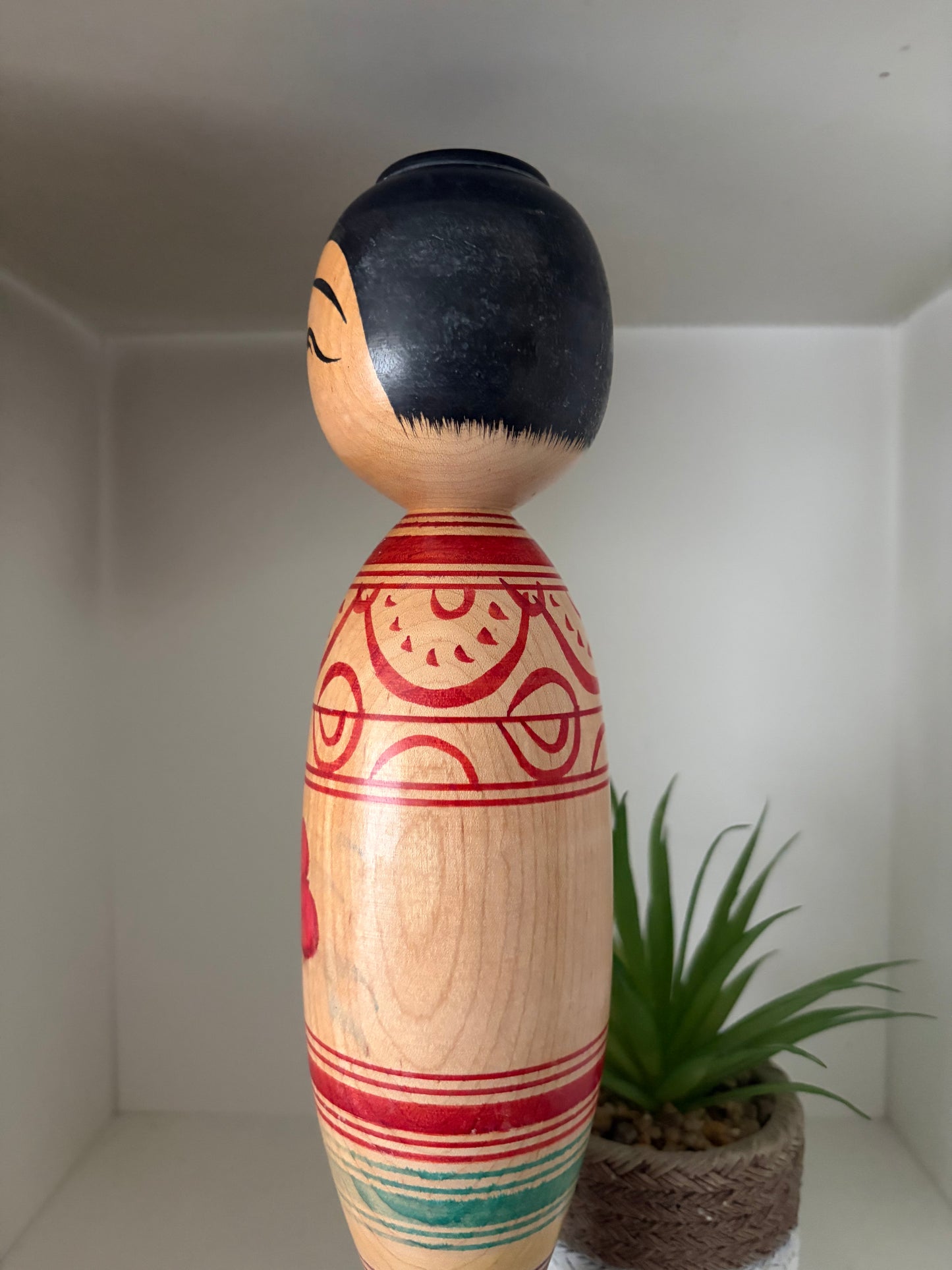 Vintage Tsugaro Kokeshi by Okuse Tetsunori (1940-1992)