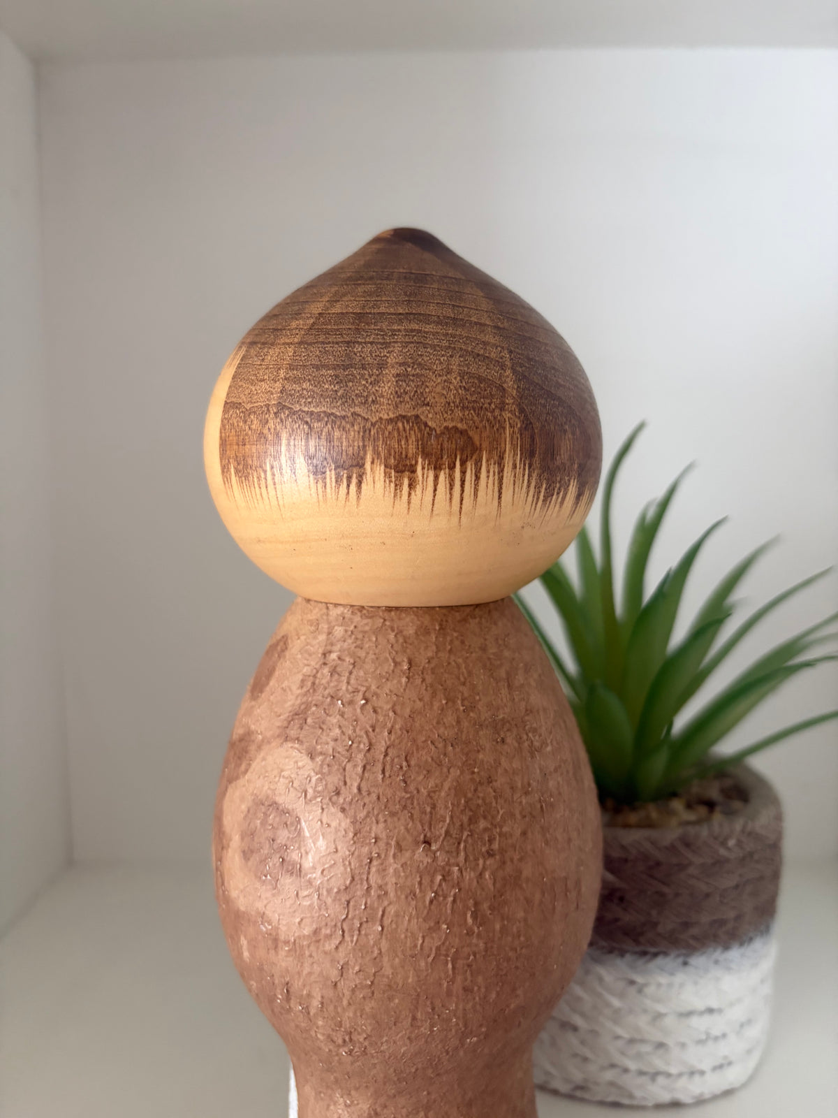 Vintage Mushin Kokeshi made by Watanabe Masao (1917-2007)