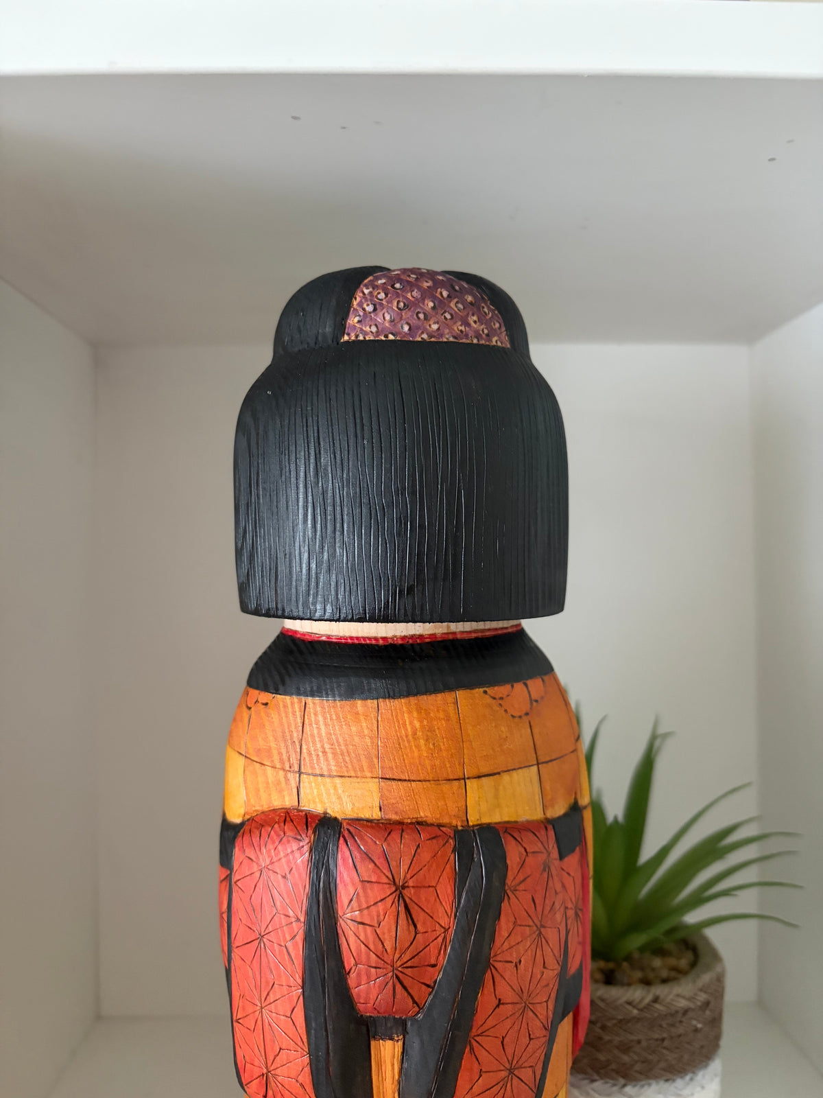 Exclusive one of a kind kokeshi by Yuko Yamazaki
