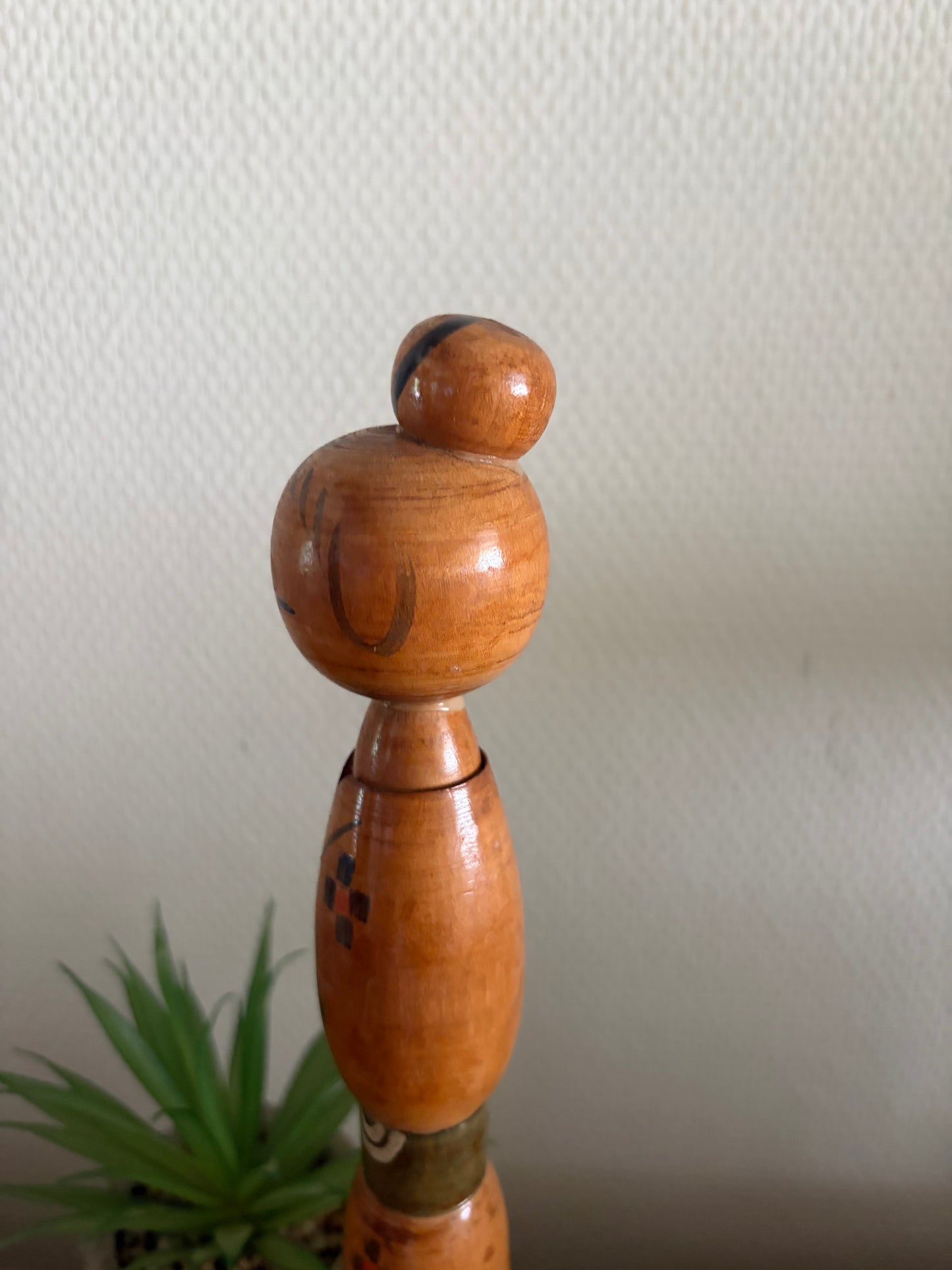 Rare vintage creative kokeshi by Inosuke Kobayashi (1931-)
