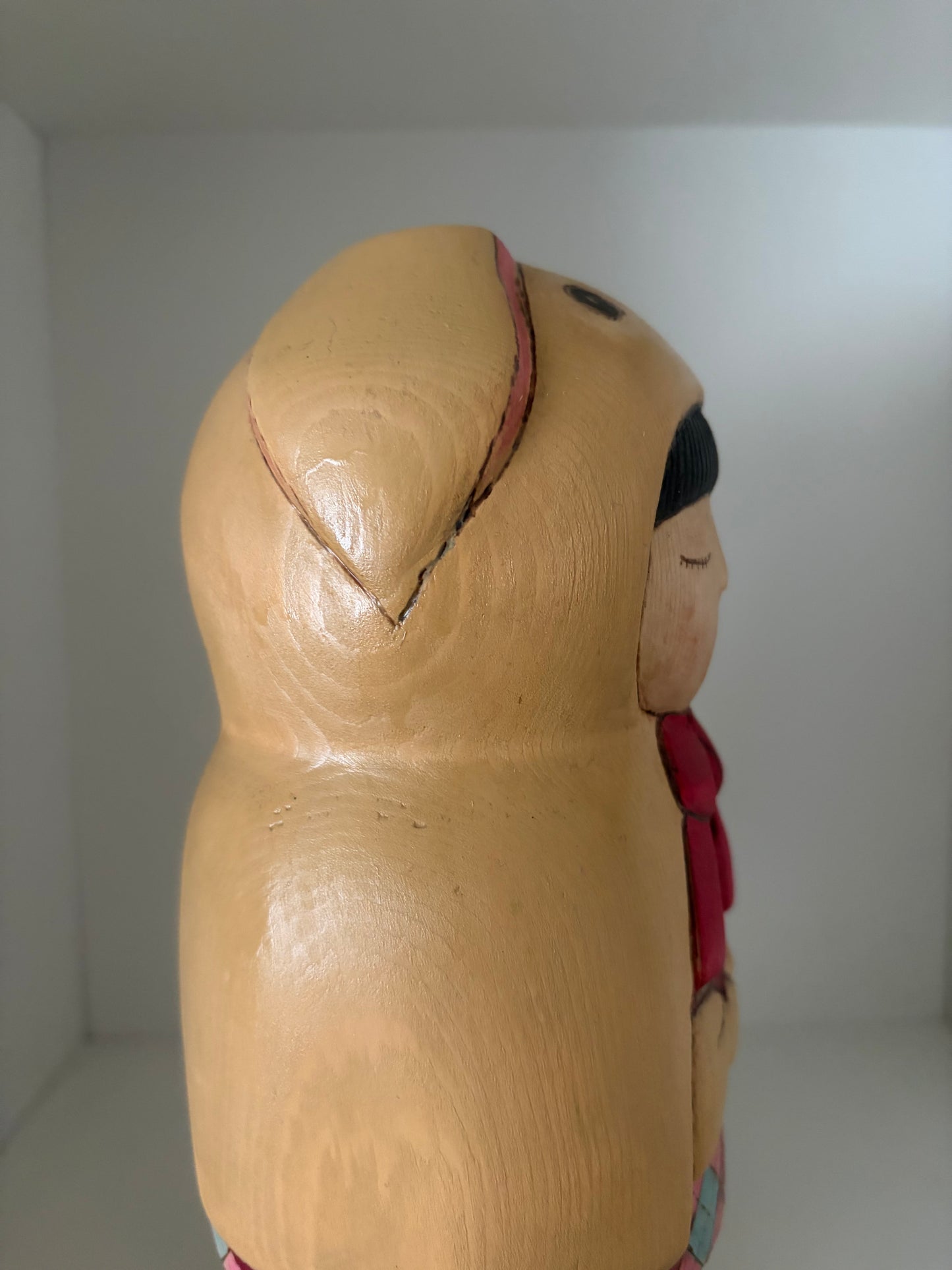 Modern Sosaku kokeshi by Yuko Yamazaki is part of her Easter Series - With box