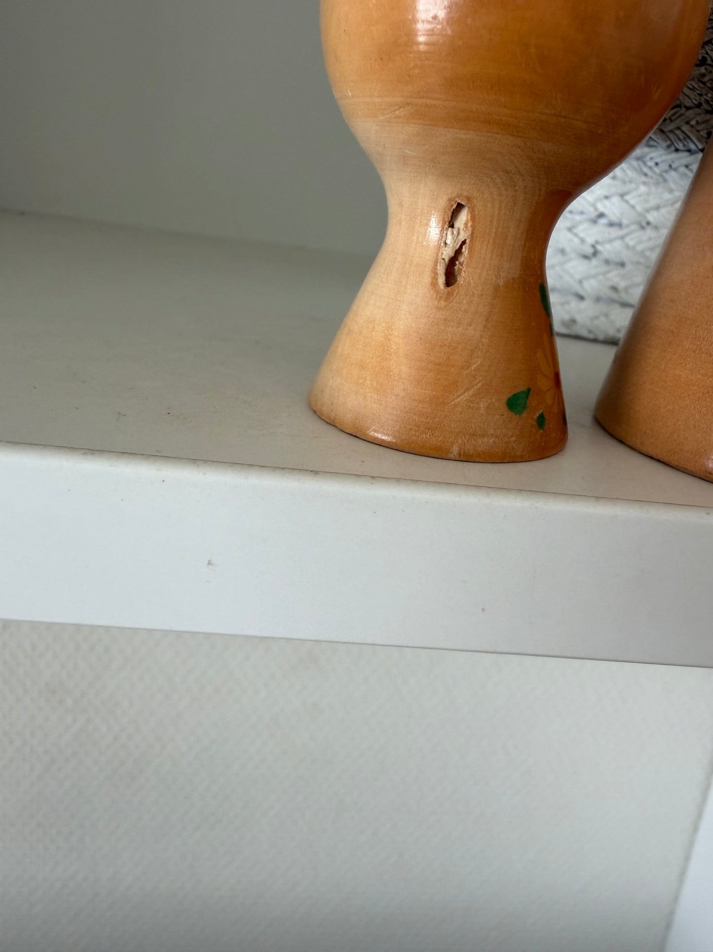 Vintage Sosaku kokeshi by Yajima Suiho (1915-) Mother and child