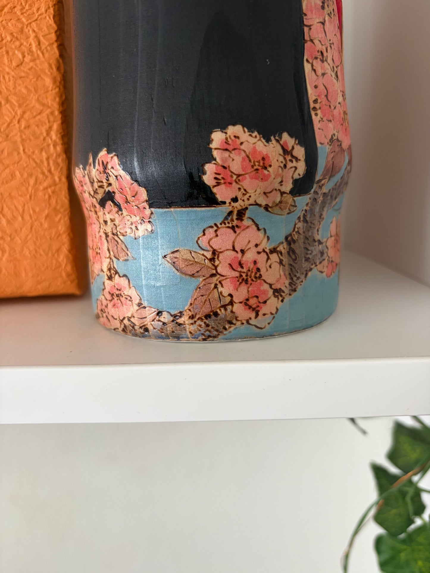 One of a kind kokeshi by Yuko Yamazaki- With box