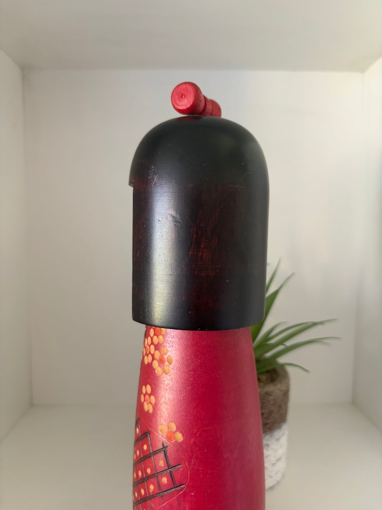 Vintage Gumma kokeshi by Kazuo Takamizawa (1927-)