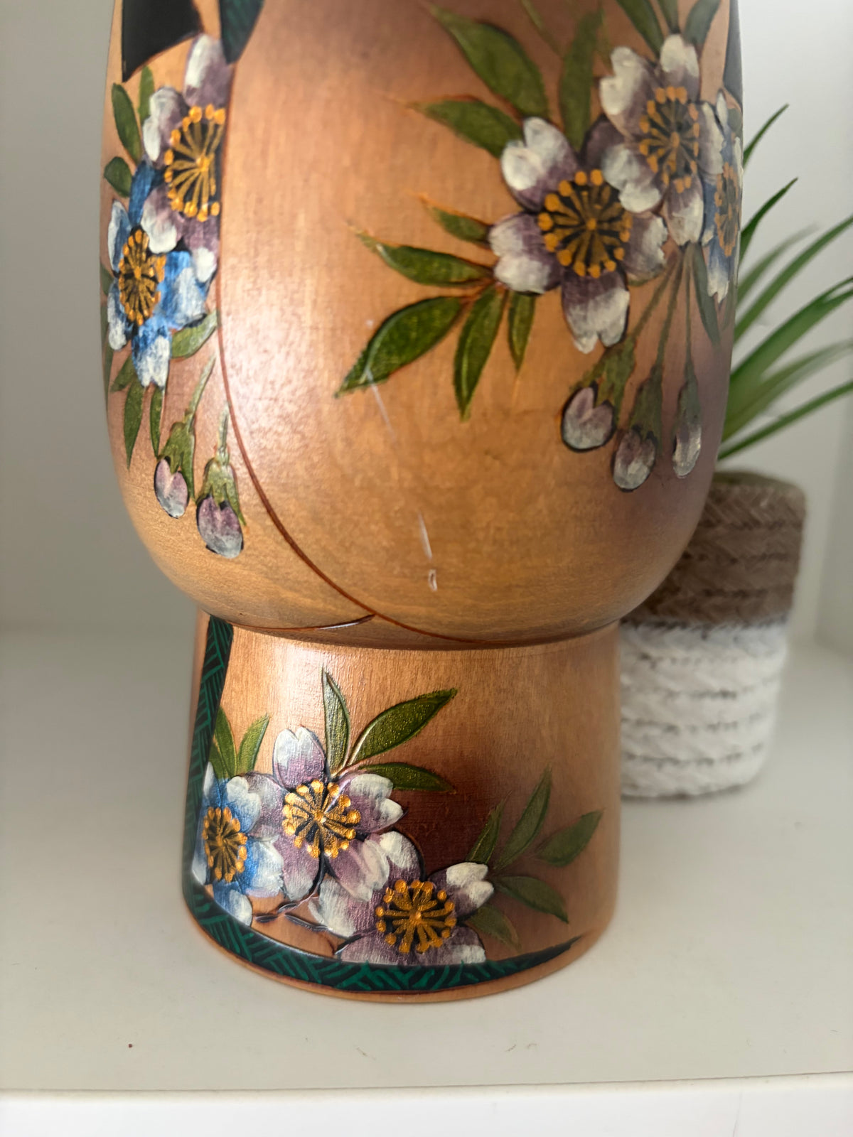 Rare vintage Sosaku kokeshi by Sato Suigai (1920-)