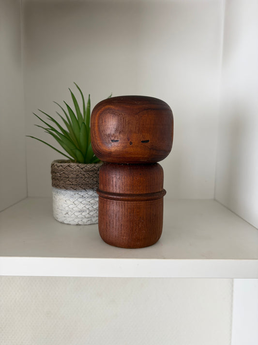 Rare Vintage Sosaku kokeshi set by Hideo Ishihara (1925-1999)