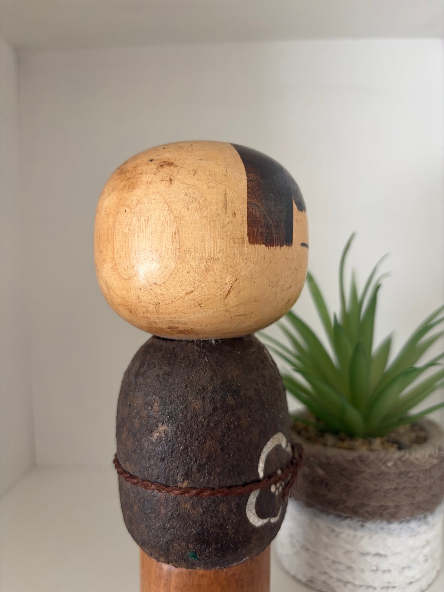 Vintage Sosaku kokeshi by Kiyohara Takao