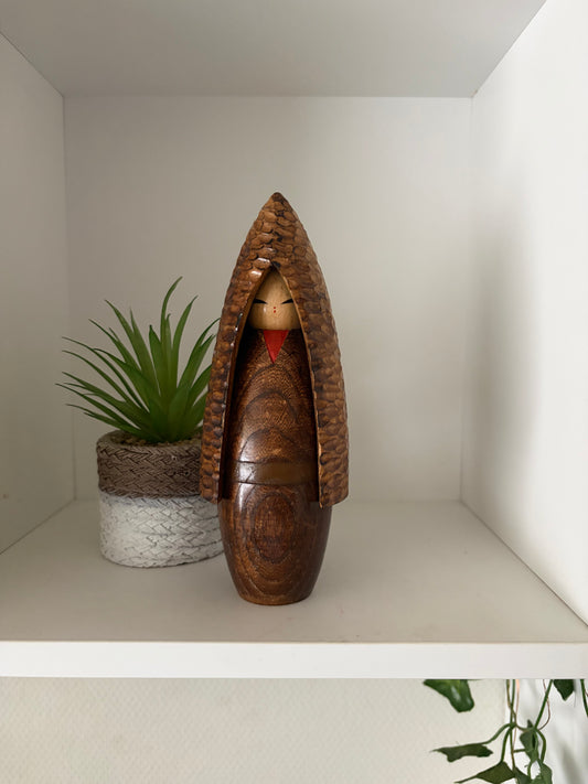 Vintage Sosaku Kokeshi made by Shozan Shido (1932-1995)
