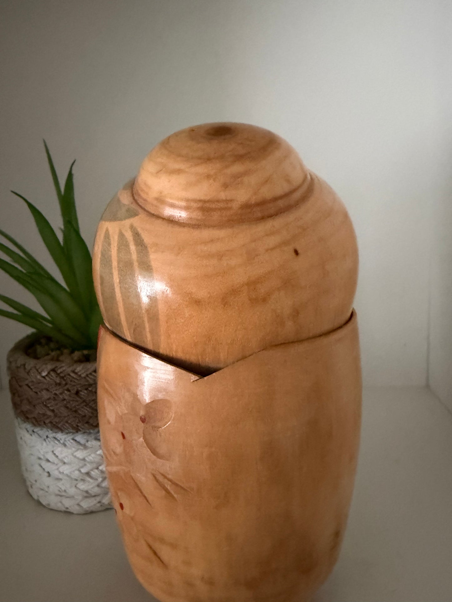 Rare vintage Sosaku kokeshi by Inosuke Kobayashi (1931-)