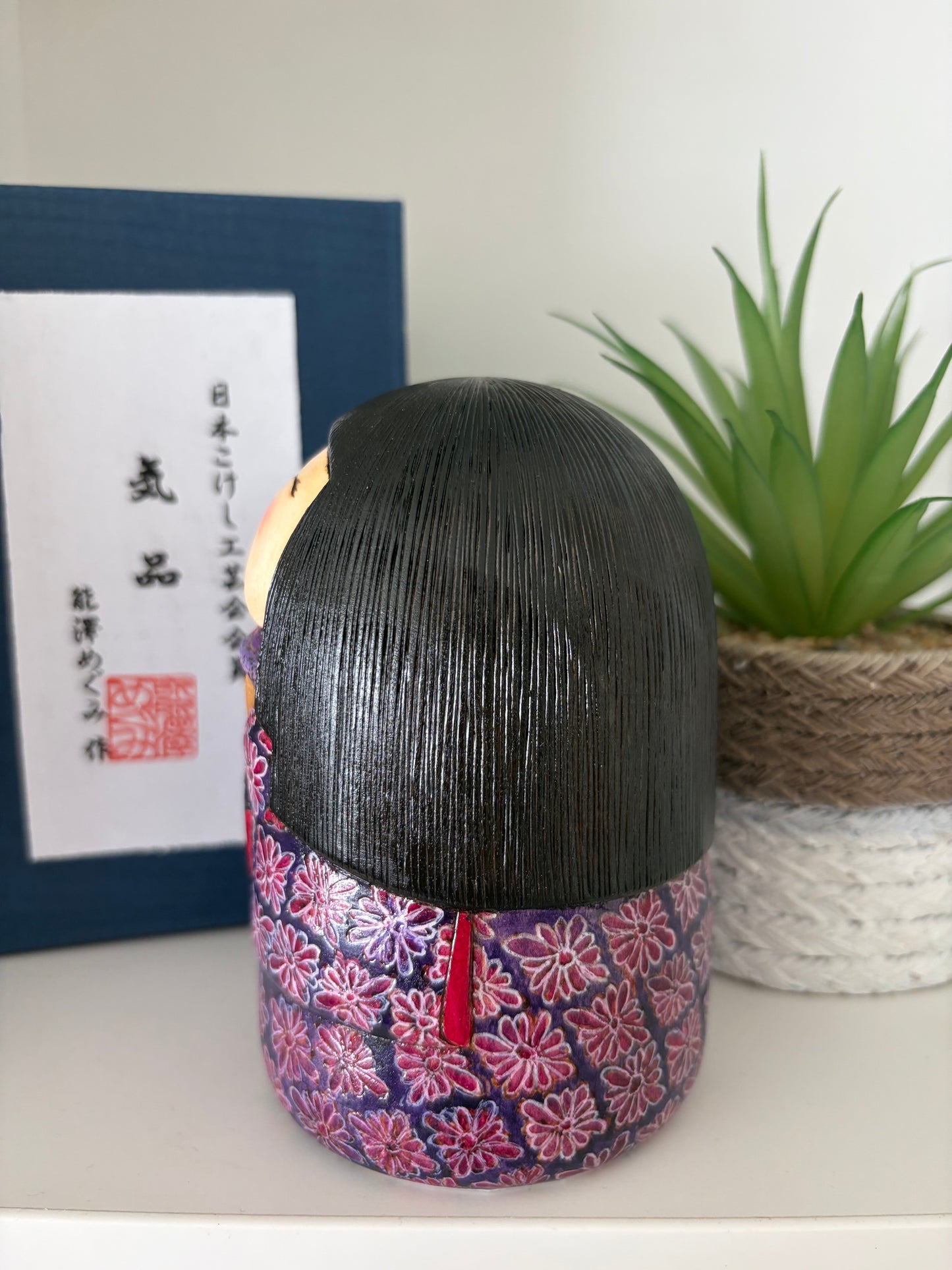 One of a kind Sosaku kokeshi by Megumi Nozawa