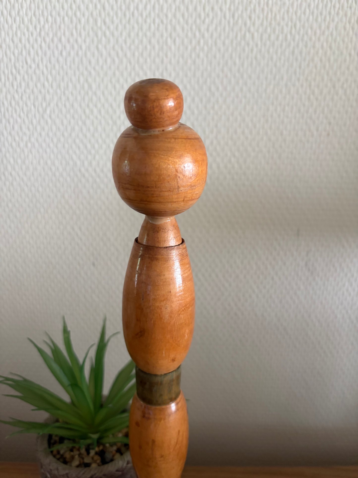Rare vintage creative kokeshi by Inosuke Kobayashi (1931-)