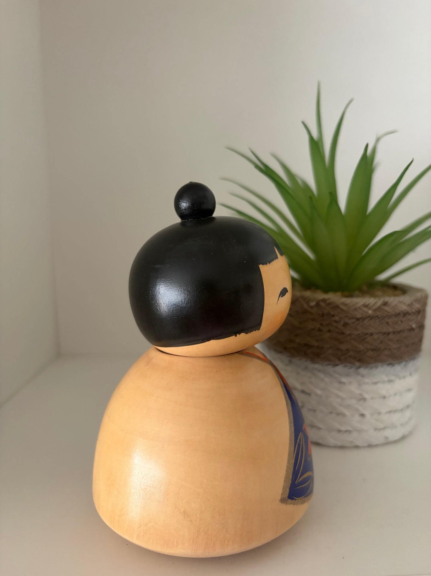 Vintage Creative Kokeshi By Aoki Ryoka (1931-)