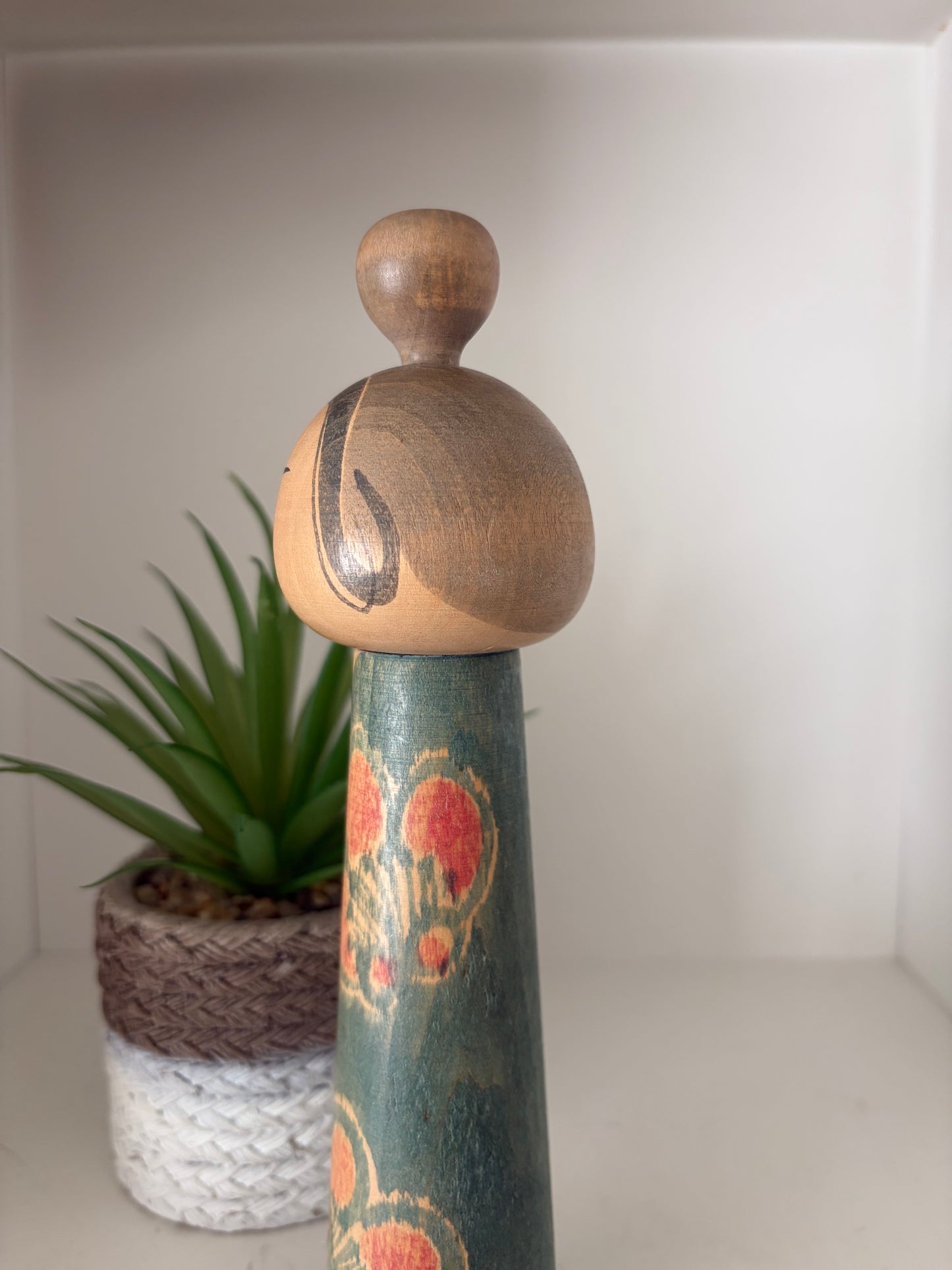 Vintage creative kokeshi by Issetsu Kuribayashi (1924-2011)