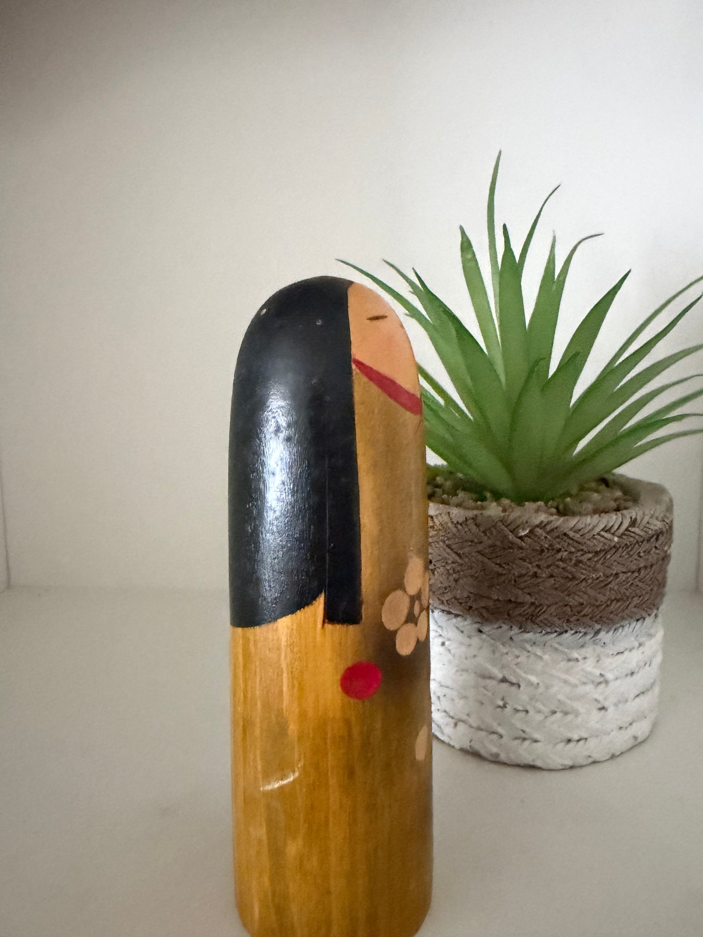 Vintage Sosaku kokeshi bottle opener