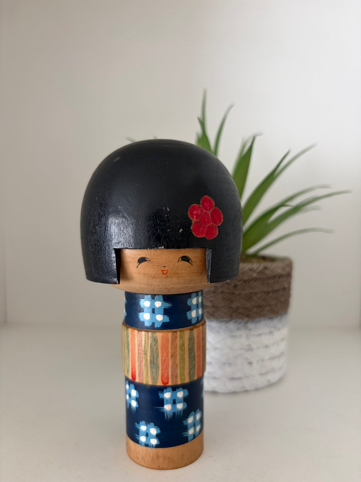 Vintage Sosaku kokeshi by Sansaku Sekiguchi (1925-2018)