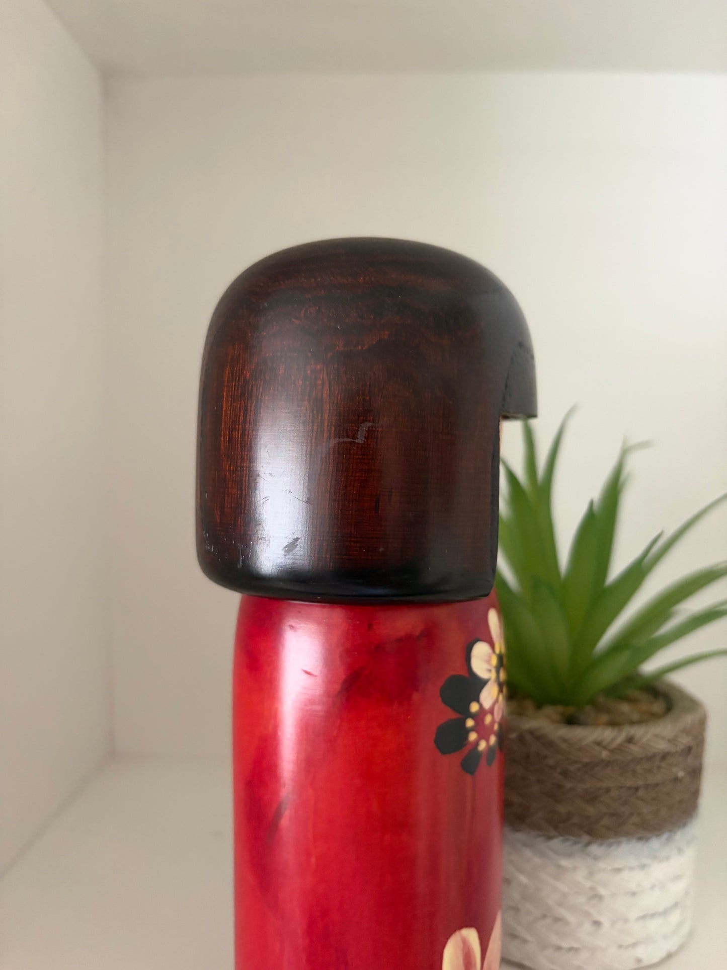 Vintage Gumma kokeshi by Usaburo