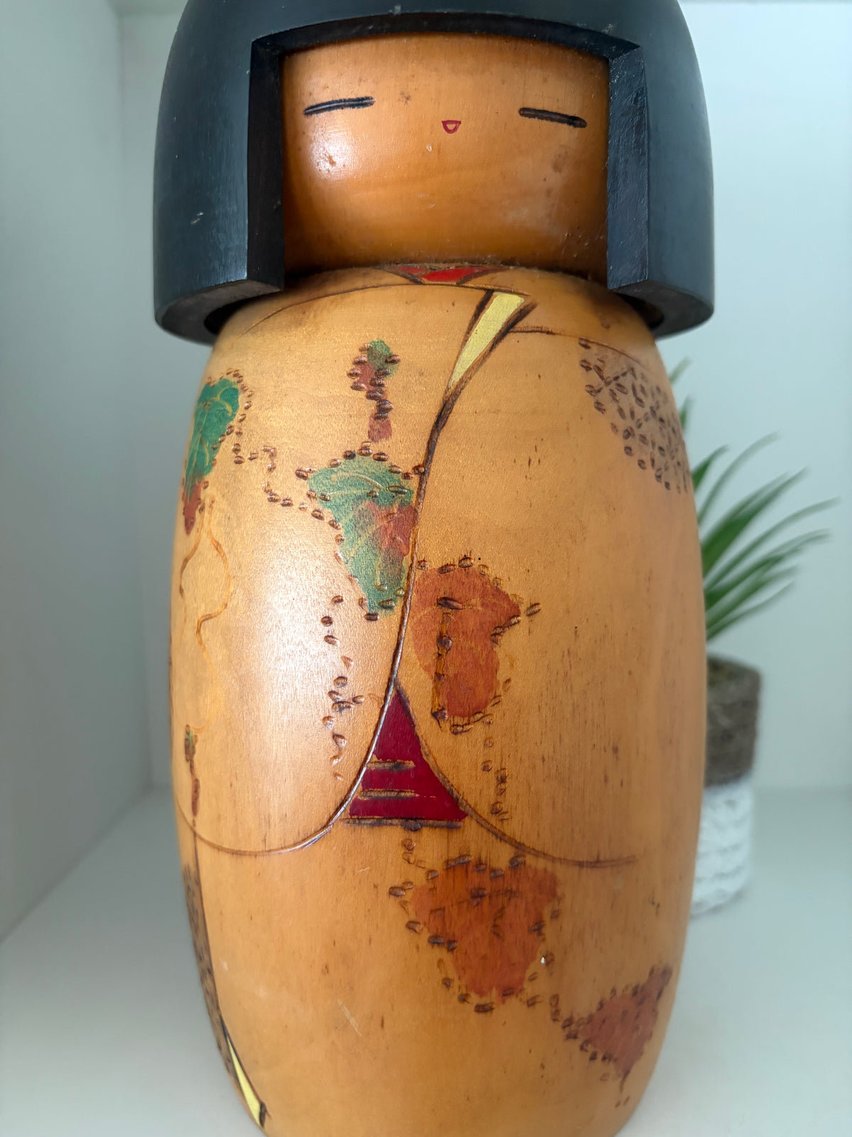 Rare vintage Gumma kokeshi by Uchida Shinichiro