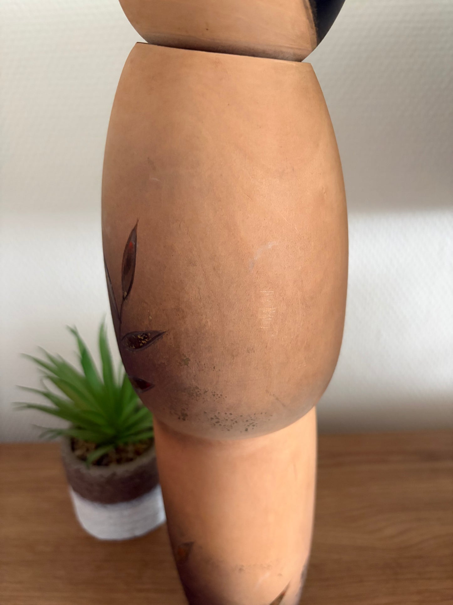 Exclusive vintage Sosaku kokeshi by Aoki Ryoka (1931-)