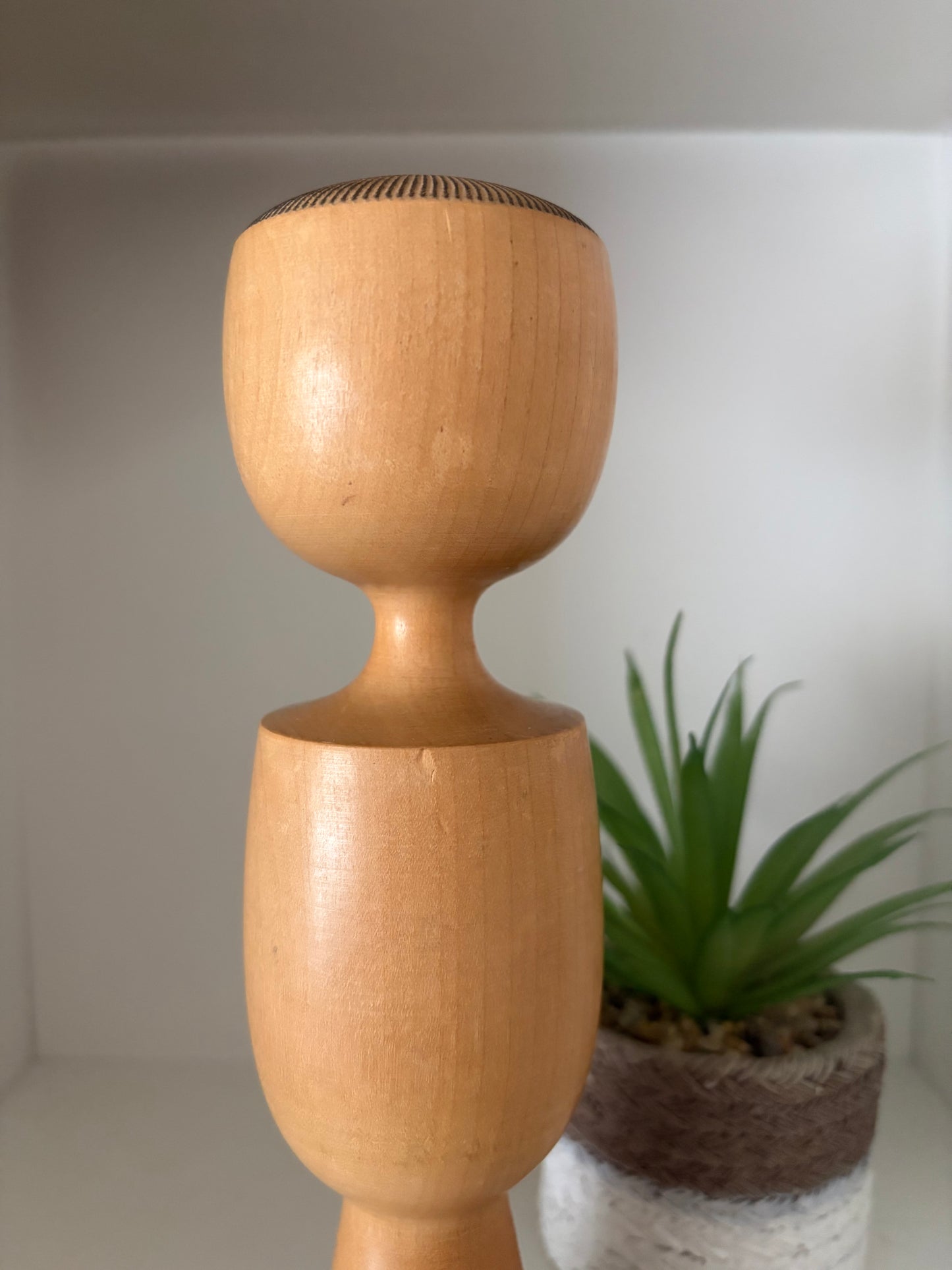 Rare Vintage Creative Kokeshi by Fukuju Yusa (1930-2001)
