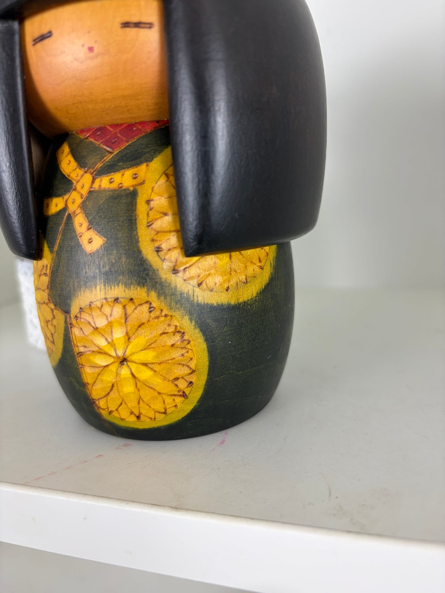 Vintage Sosaku kokeshi by Kato Tatsuo (1940-)