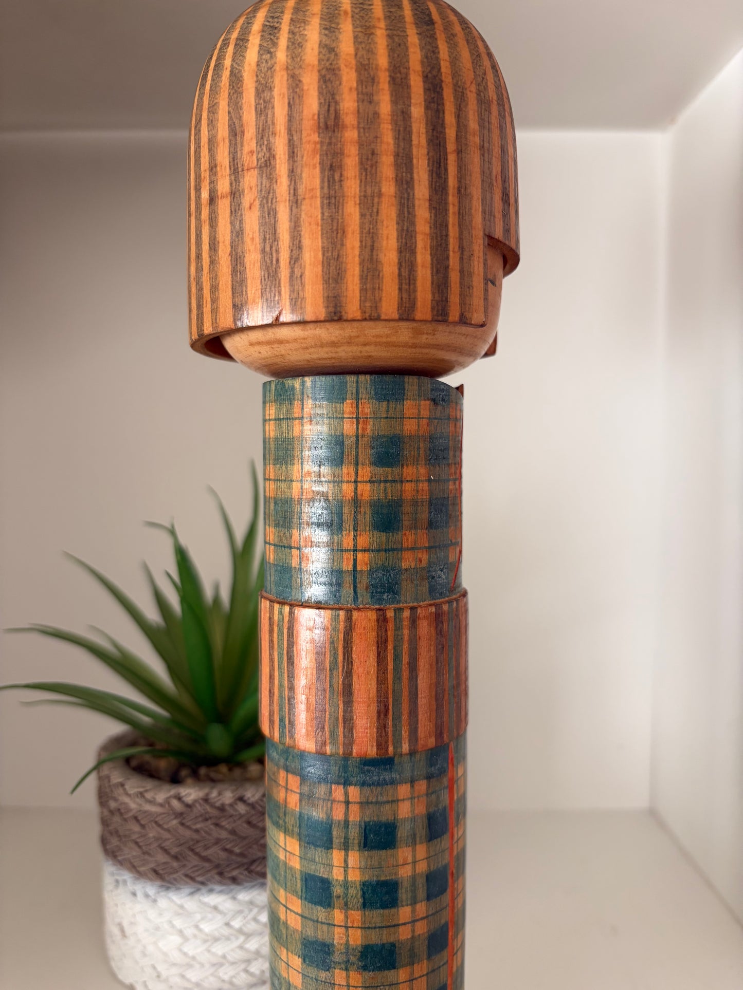 Rare vintage Sosaku kokeshi by Sansaku Sekiguchi (1925-2018)
