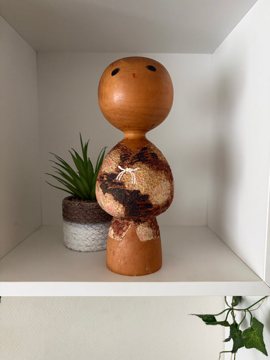 Rare vintage Sosaku kokeshi by Masao Watanabe (1917-2007)