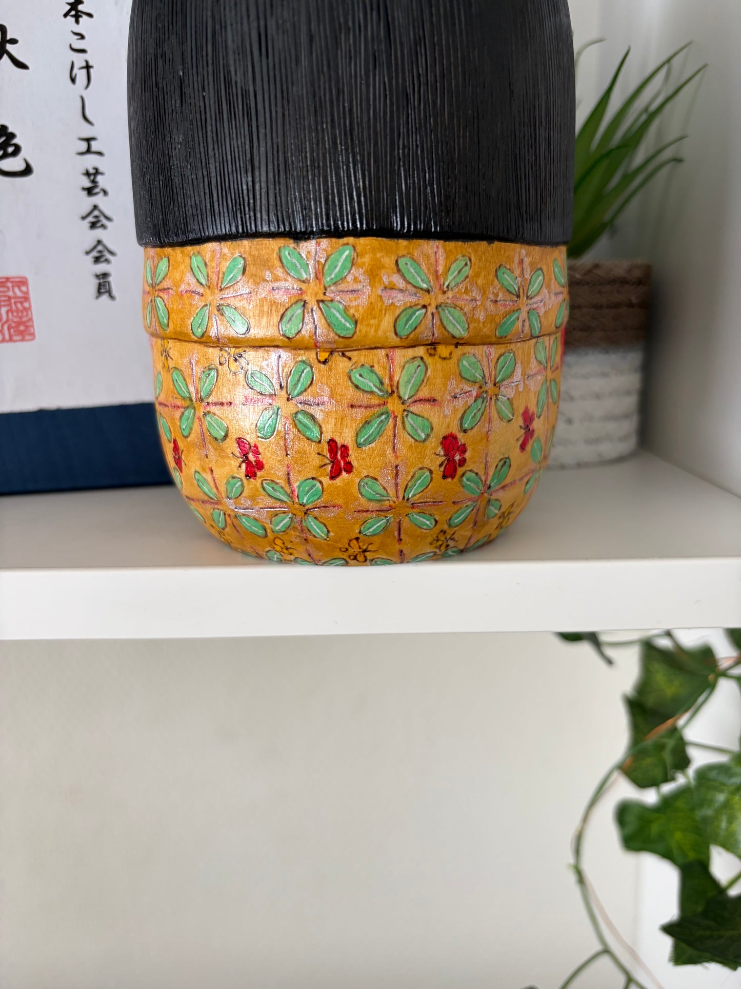 One off a kind Sosaku kokeshi by Megumi Nozawa