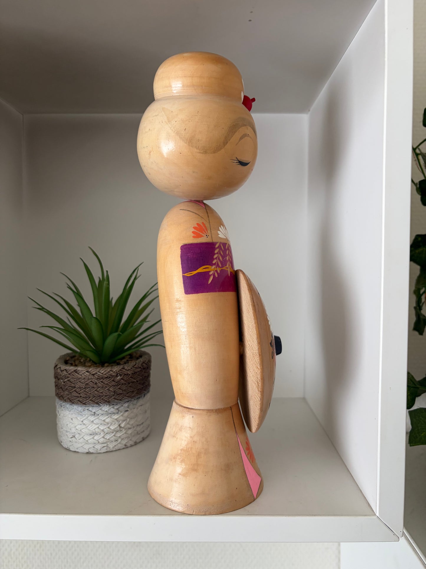 Vintage Sosaku kokeshi by Sadao Kishi (1932-1998)