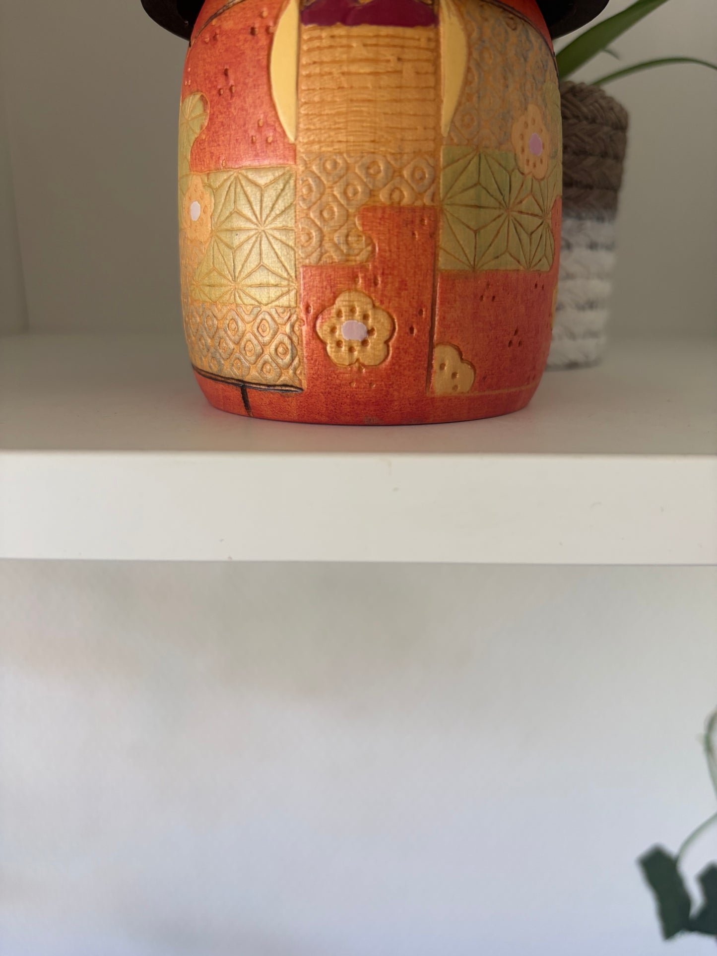 Vintage Gumma kokeshi by Kazuo Takamizawa (1927-)