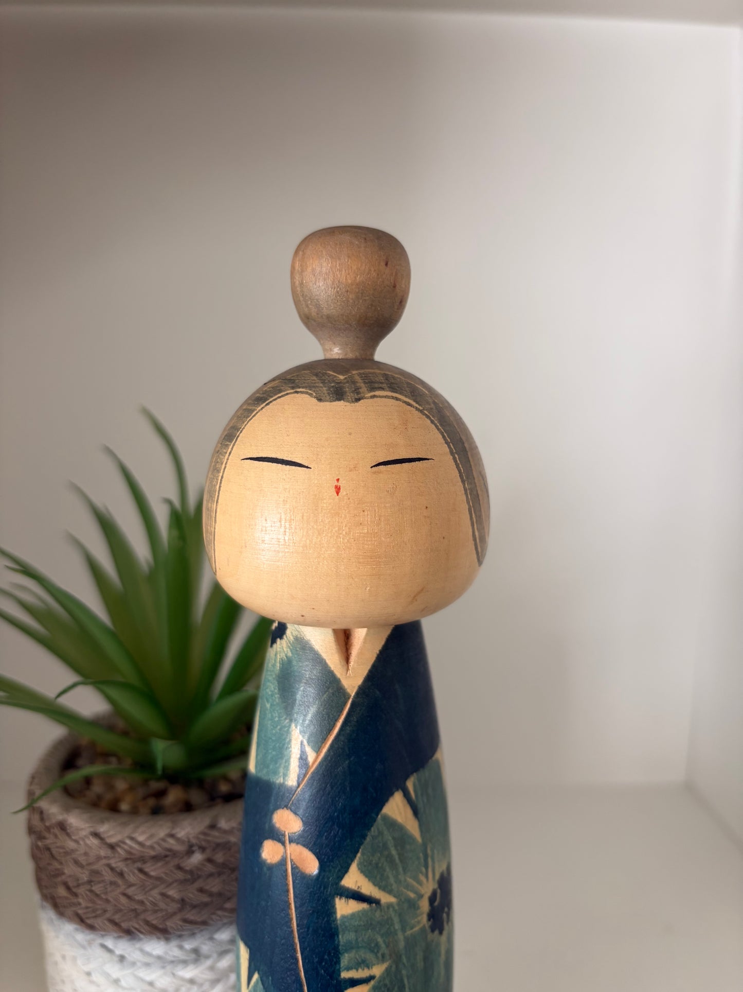 Vintage creative kokeshi by Issetsu Kuribayashi (1924-2011)