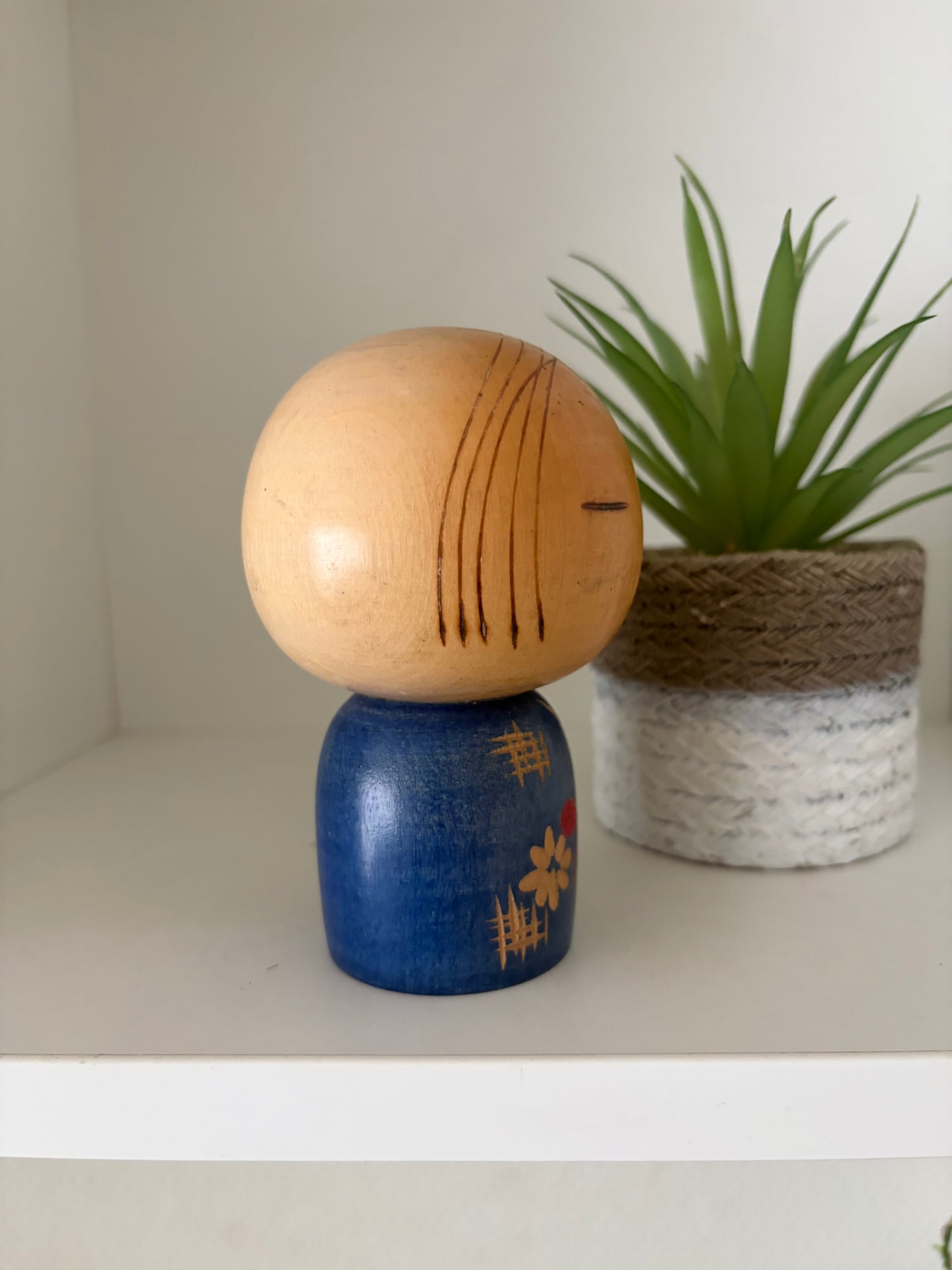 Vintage creative kokeshi by Yuji Kawase