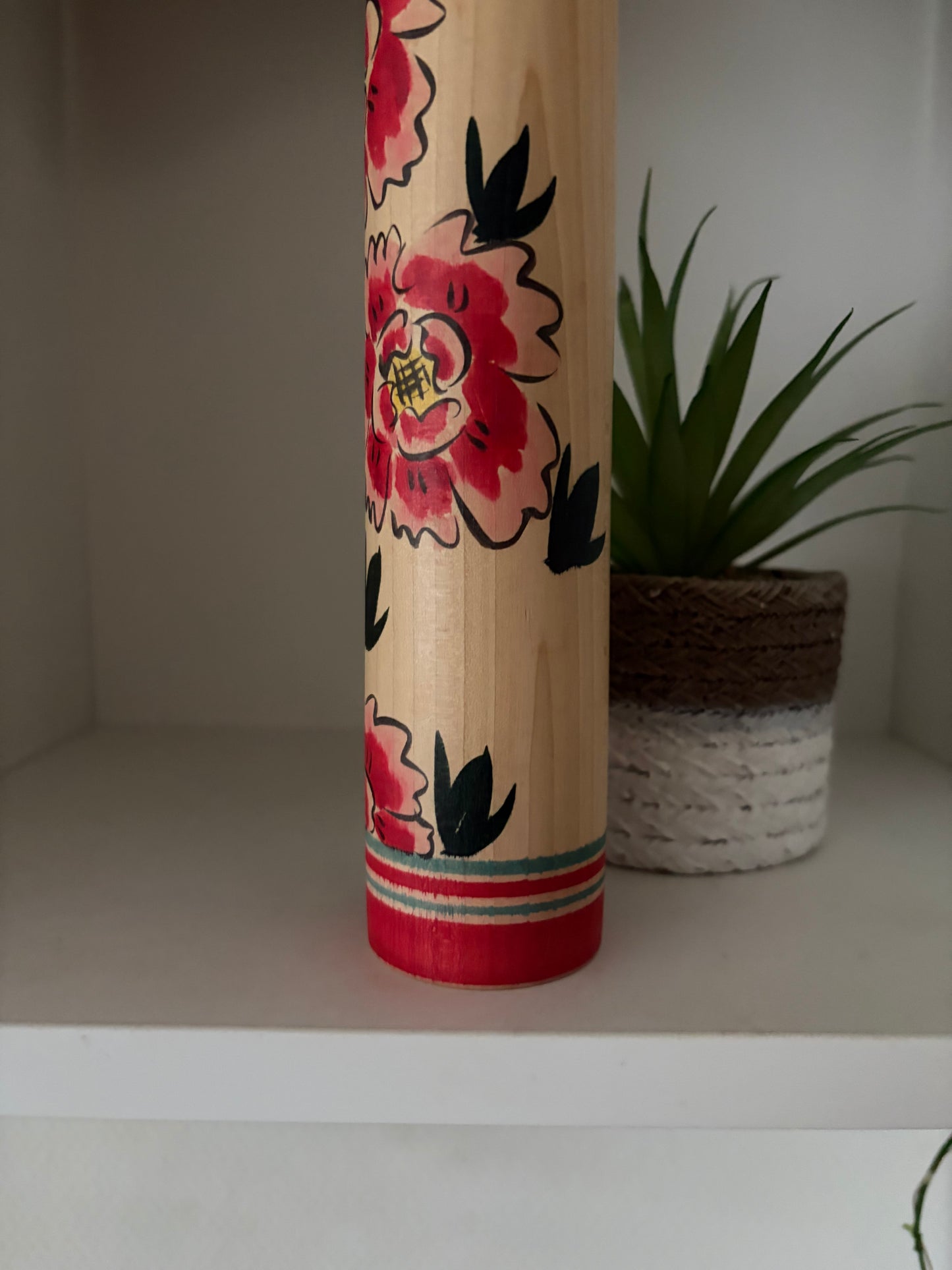 Rare Nakanosawa kokeshi by Honda Hiroshi（1934～2011）