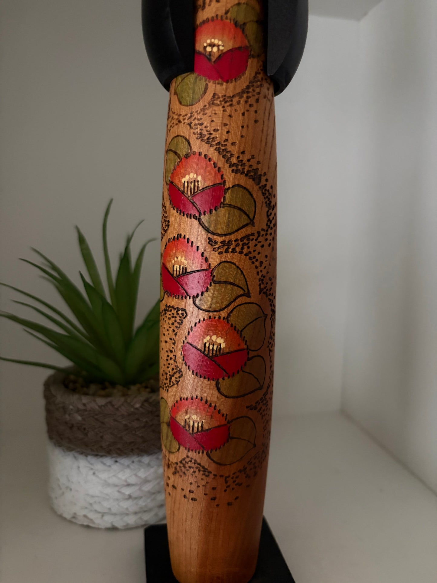 Vintage Gumma Kokeshi by Kazuo Takamizawa (1927-)
