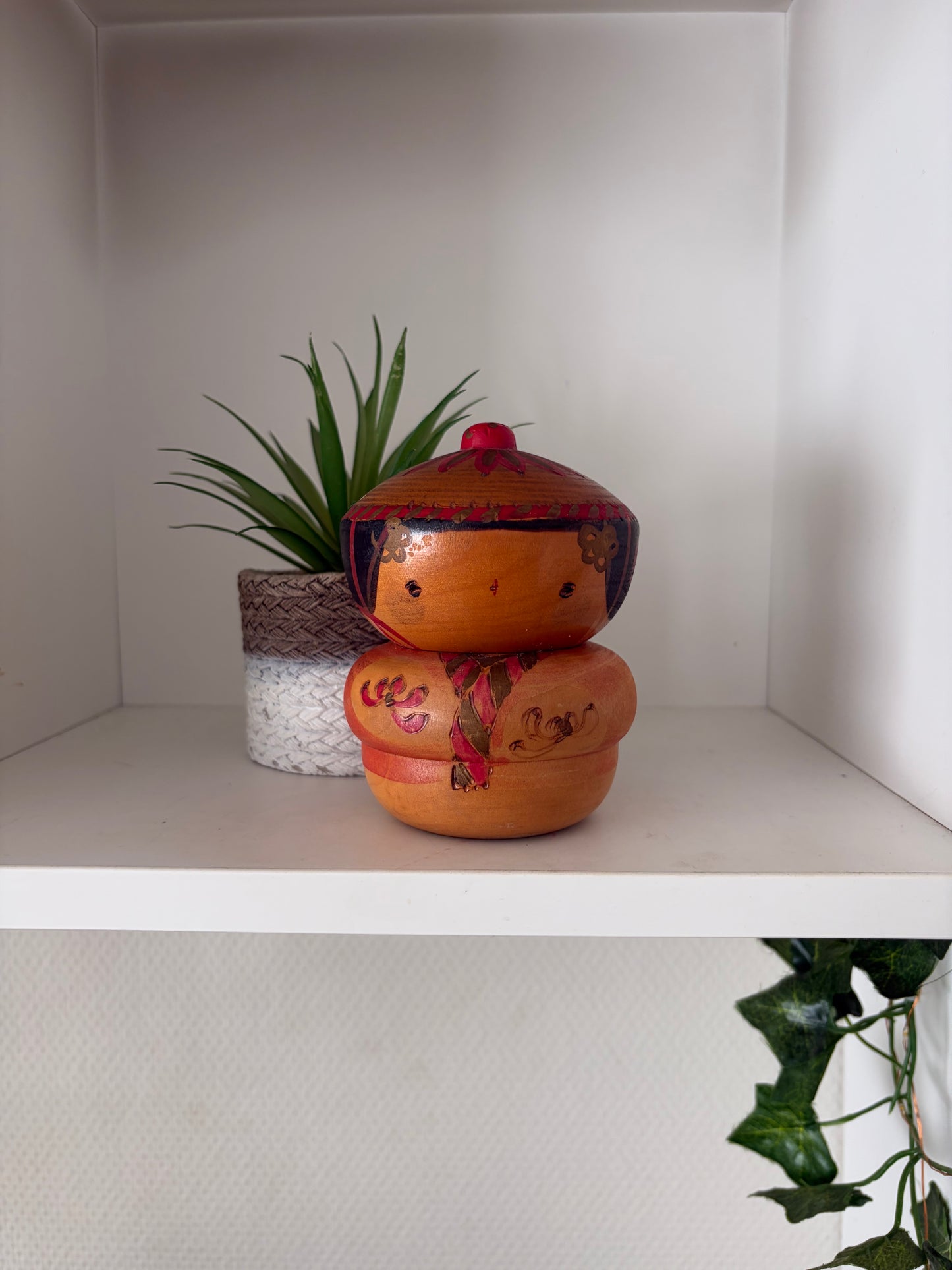 Rare Vintage Creative Kokeshi By Hiroe Fukushima