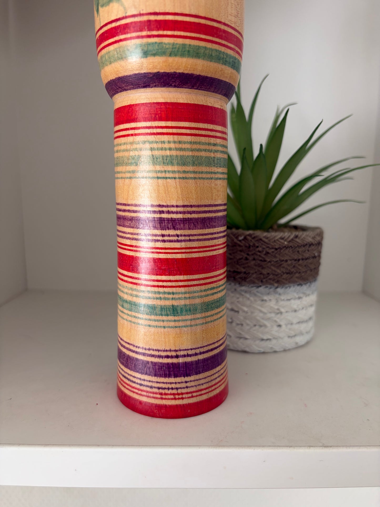 Vintage Tsugaro Kokeshi by Okuse Tetsunori (1940-1992)